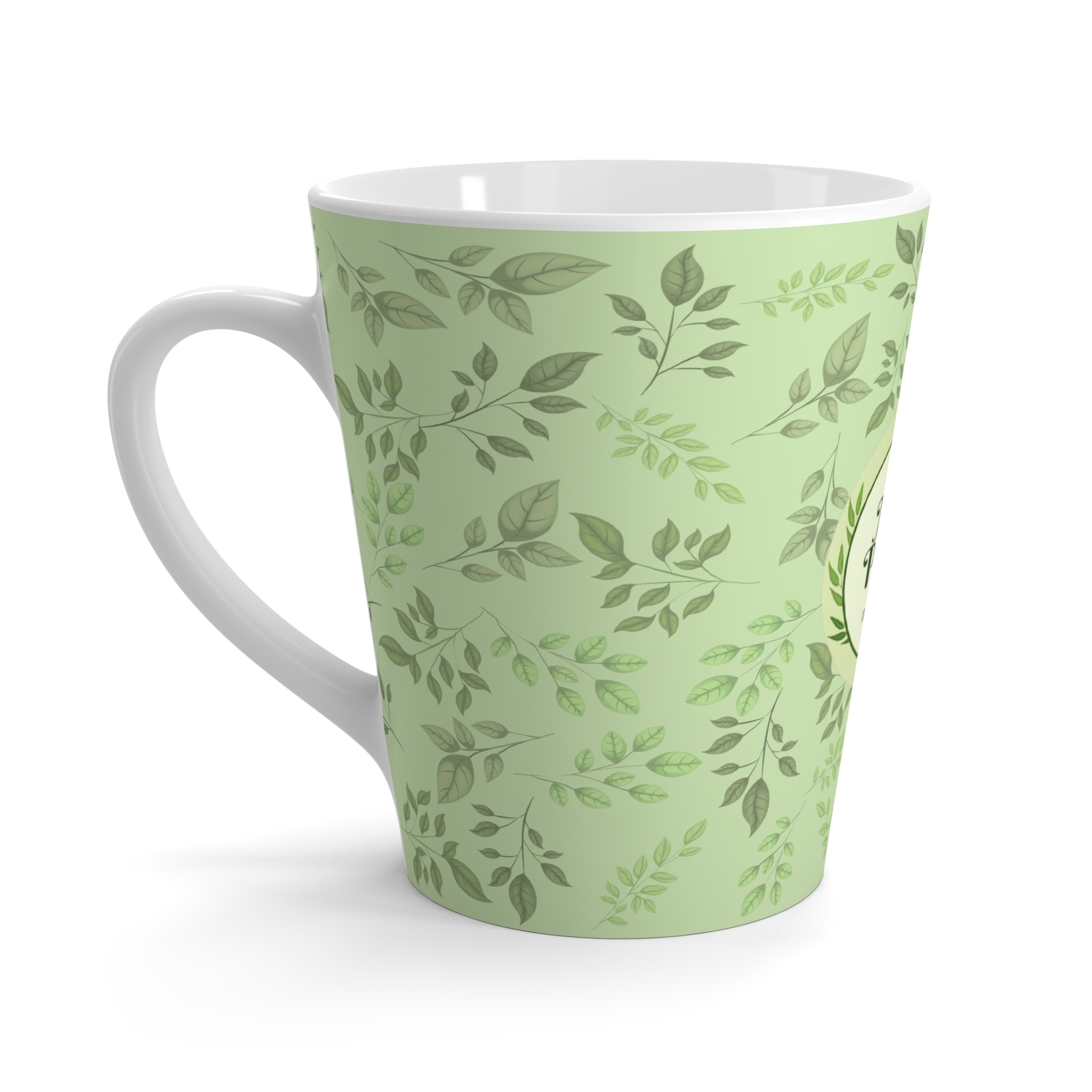 Moss Puppy Magazine Latte Mug - Image 2