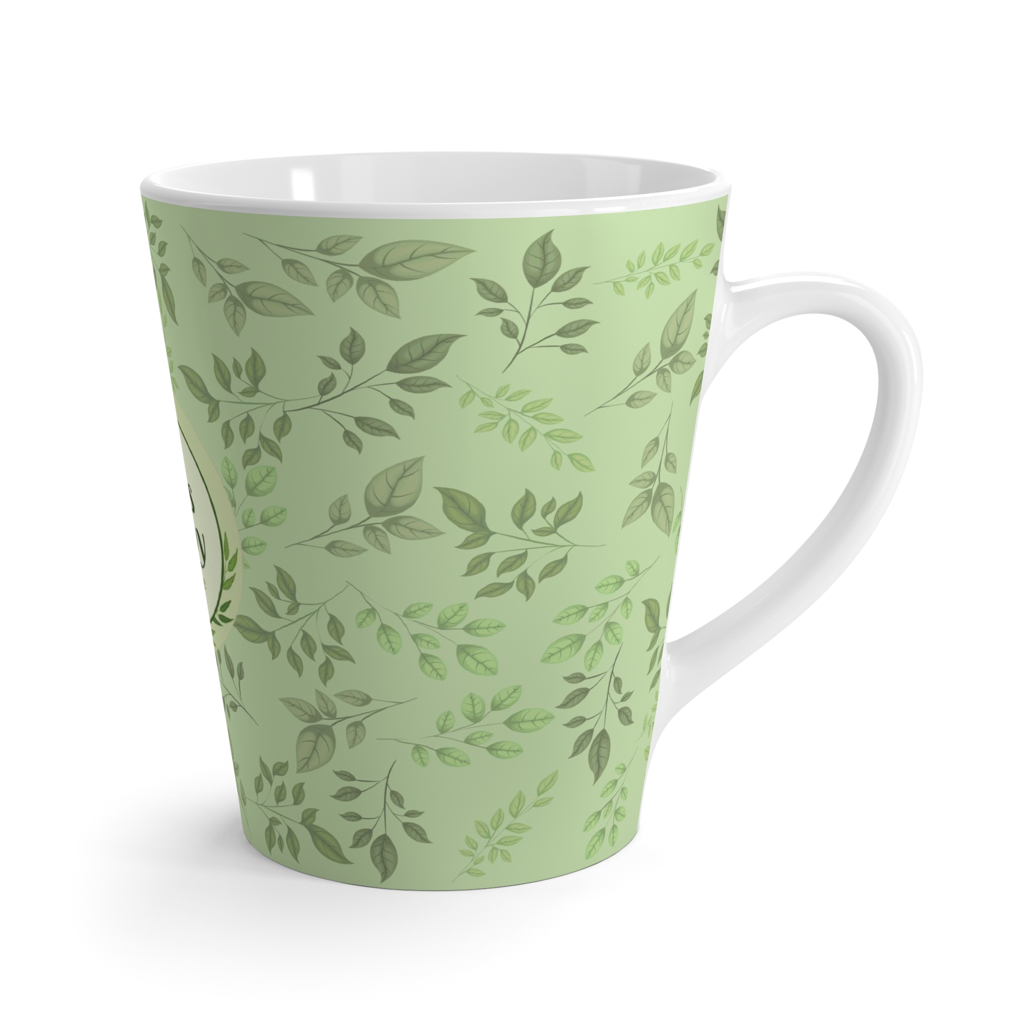 Moss Puppy Magazine Latte Mug - Image 3